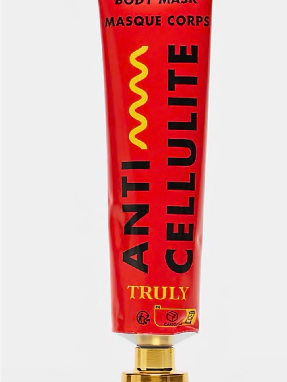 Truly Beauty Anti-Cellulite Body Mask 5 oz Full Size Creased Tube NEW & SEALED